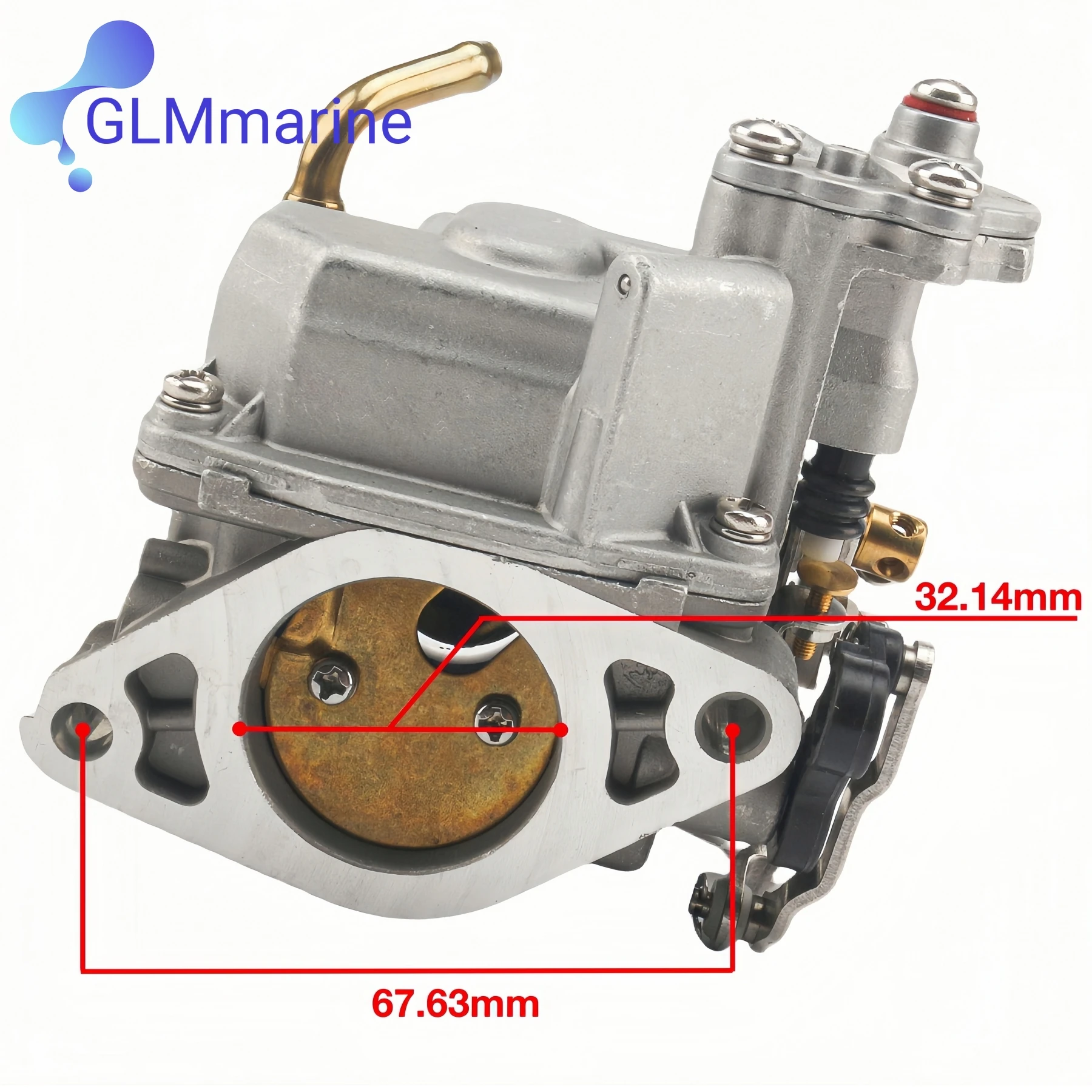 For Tohatsu 4 Stroke 3DP-03100-2 Carburetor Assy with Gasket 3V1-02011-0 MFS NSF 8 9.8 HP Outboard Engines 3V1-03100 3V1-02011 image 4