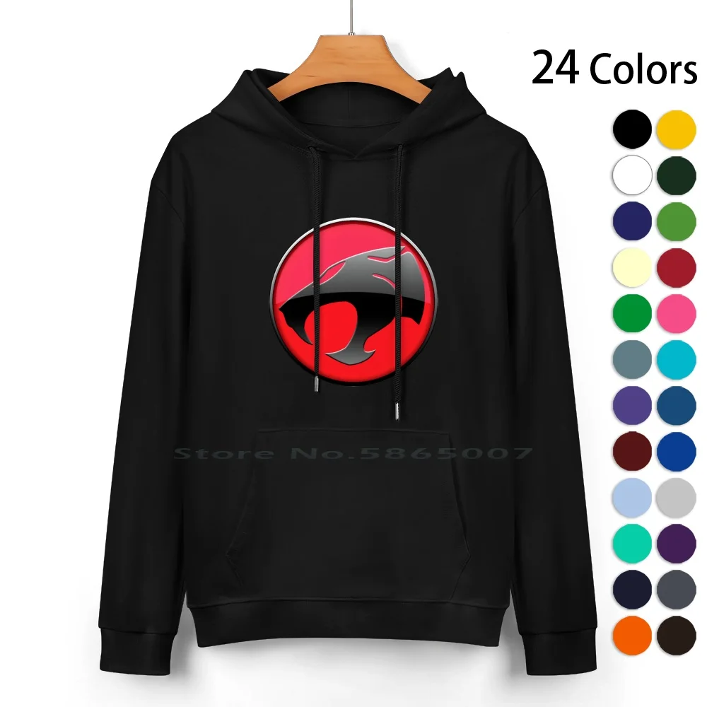 Thundercat Pure Cotton Hoodie Sweater 24 Colors Thundercat Cartoon Vintage 100% Cotton Hooded Sweatshirt For Women Men Unisex