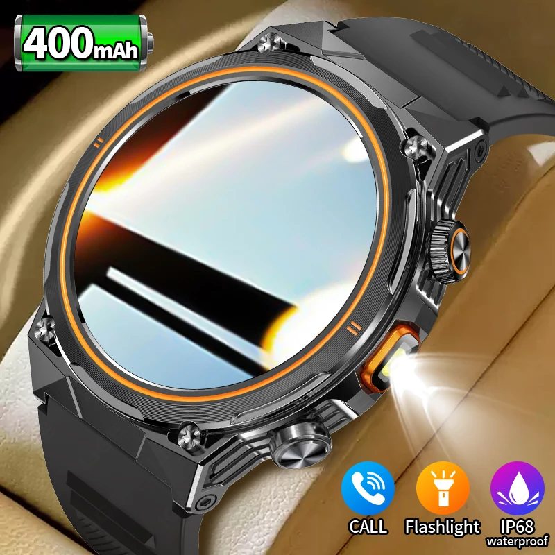 

Умные часы для мужчин и женщин 2026 года, новые, водонепроницаемые IP68, военные, с Bluetooth-вызовами, мониторингом сердечного ритма и здоровья, спортивные смарт-часы