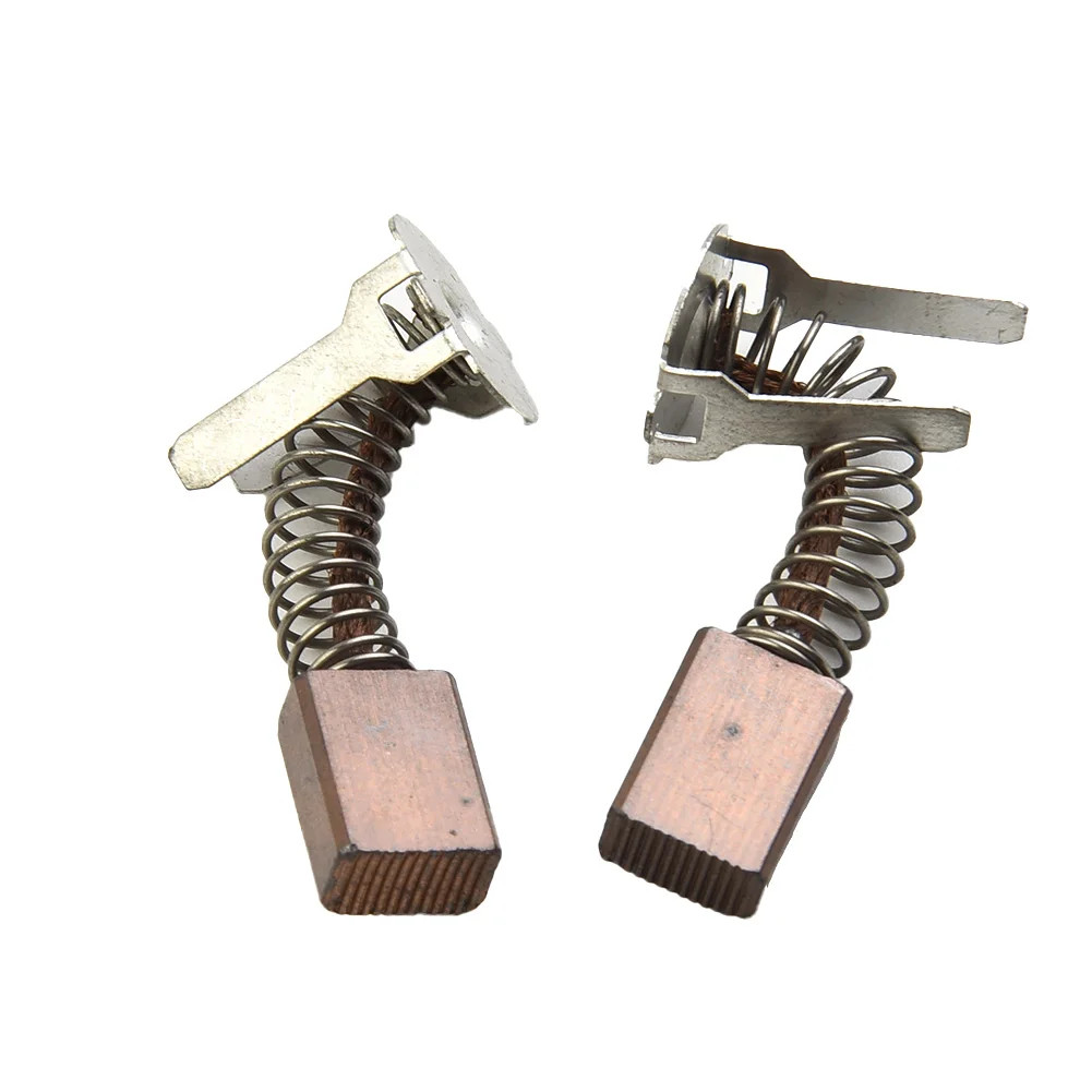 

Carbon Brush Motor Carbon Brush 2pcs Black Coppery Corrosion Resistance Good Conductivity Not Easy To Deformation