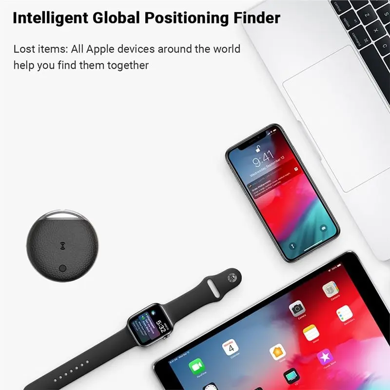 A25P Location Device Anti-Lost Device Findmy Global Positioning 90DB For Elderly, Child, And Pet Black