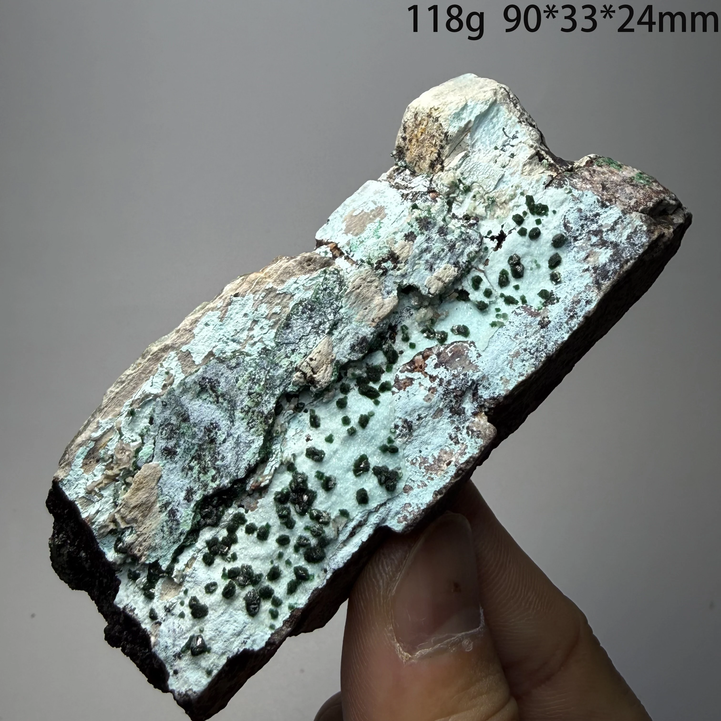 Natural High-Quality Heterogeneous Grade Congo Crisp Copper Ore Symbiotic Energy Healing Stone, Home Decoration Mineral A2-1-4