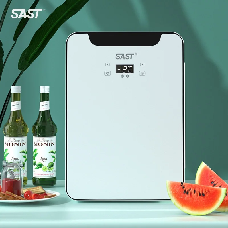 Xianke Universal Car  Home Dual-use Mini Refrigerator Electric 11-15L Capacity Cold/Warm Semiconductor Cooling