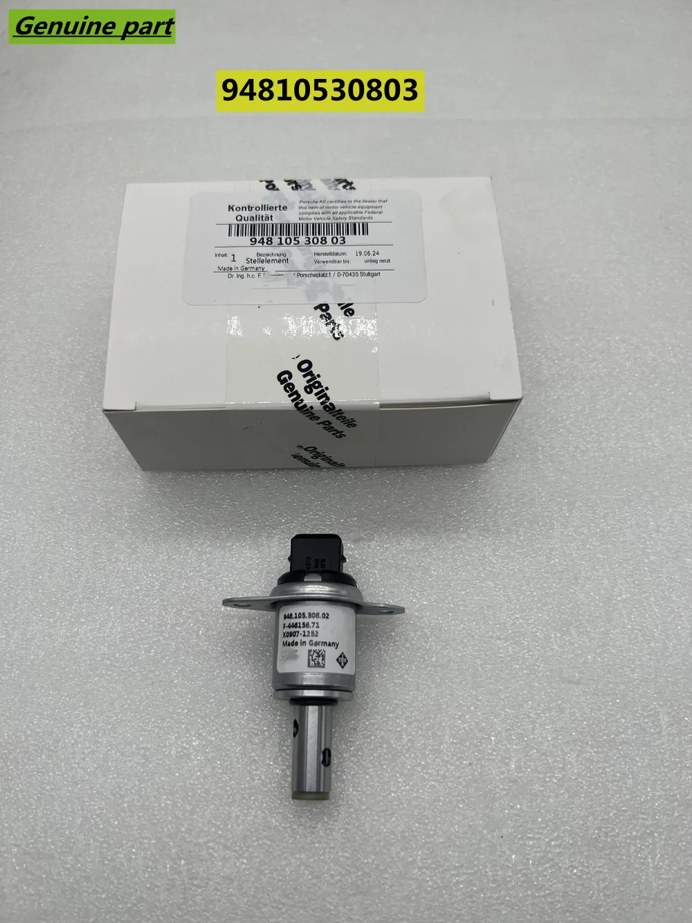 

Сделано в Германии OEM 94810530802 94810530803 Электромагнитный клапан автоматического синхронизации для Porsche 92A Cayenne 9PA1/Panamera 970/Macan95B