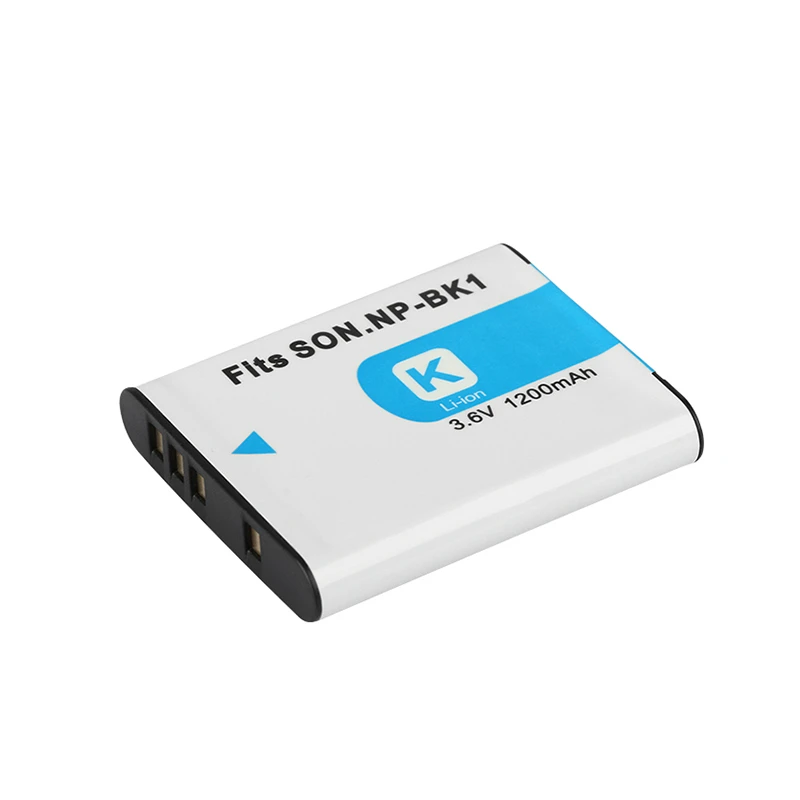 Battery for SONY NP-BK1 W190 W370 W180 DSC-S950 S750 S780 S950 S980 NPBK1 Battery / NP BK1 1200mAh Batterie Charger