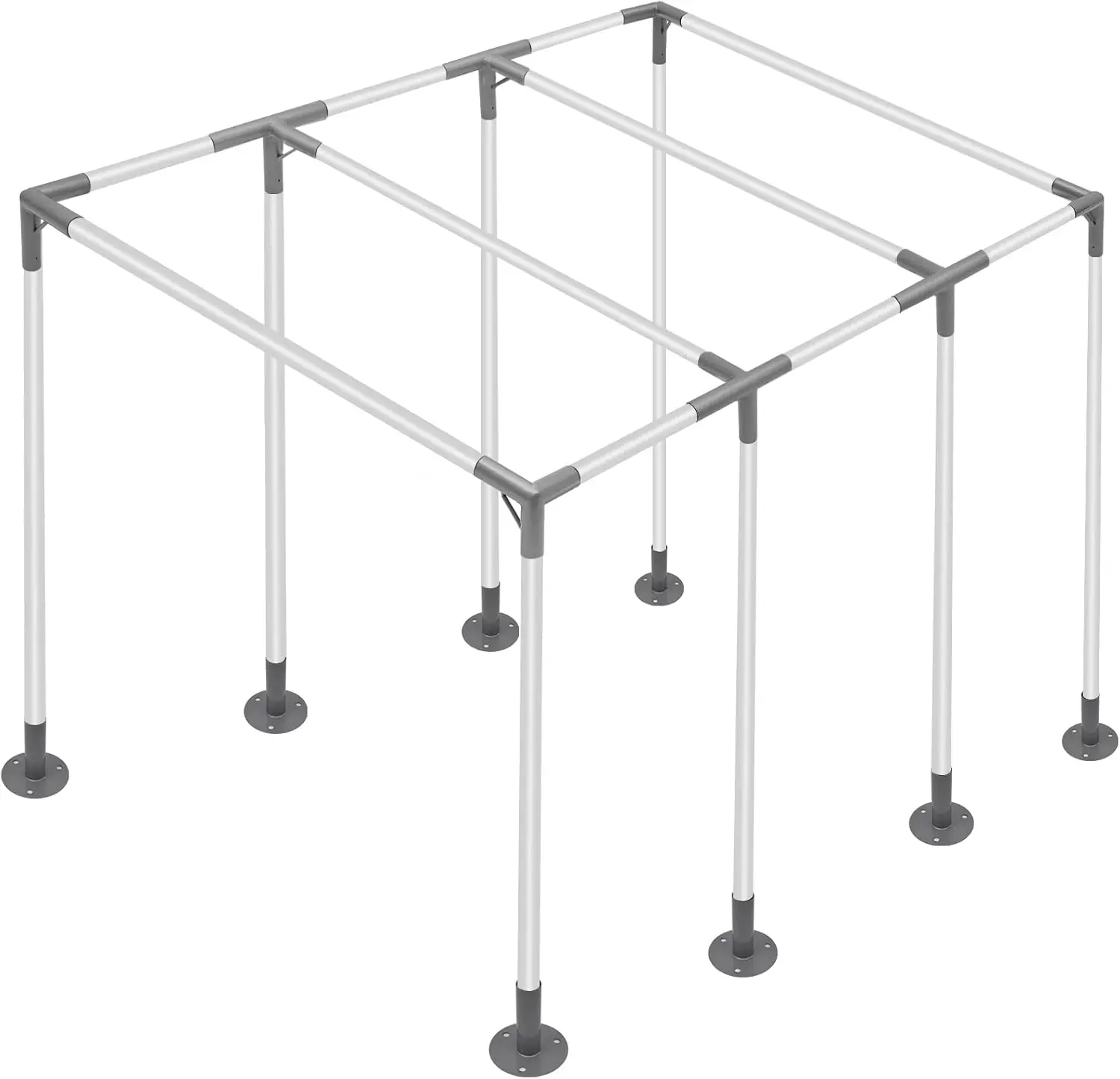DIY Carport Project, Galvanized Steel, Suitable for Car Storage, Durable Connectors