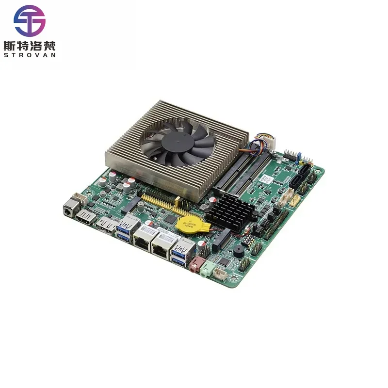 

Core I5-7300HQ Quad Core Mini ITX Motherboard with 2 DDR4 Slots 64GB RAM SATA 4K Display Dual LAN 6 COM Ports Desktop Use