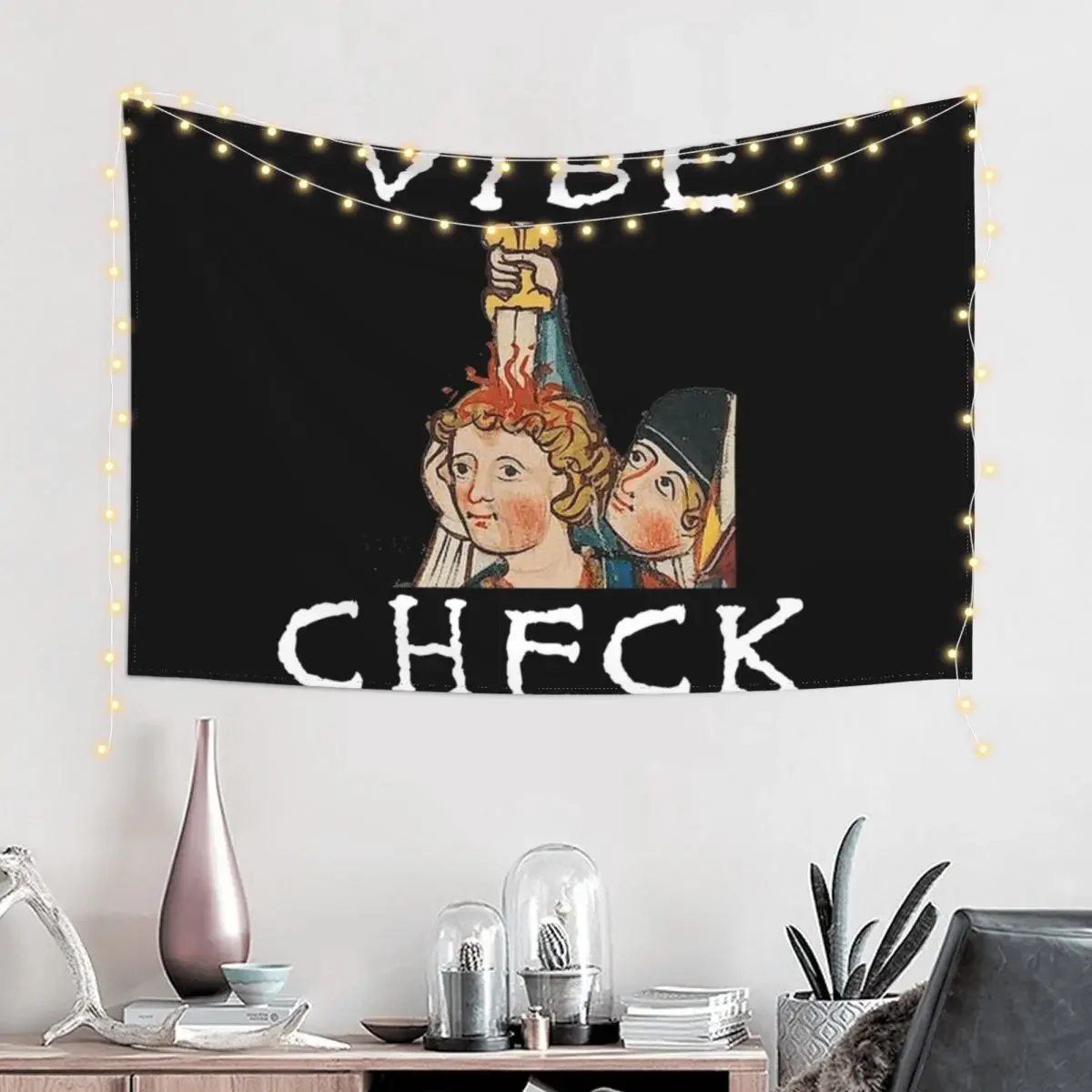 Vibe Check - Medieval, Bayeux Tapestry Outdoor Decor Aesthetic Room Decors Room Decorations Tapestry