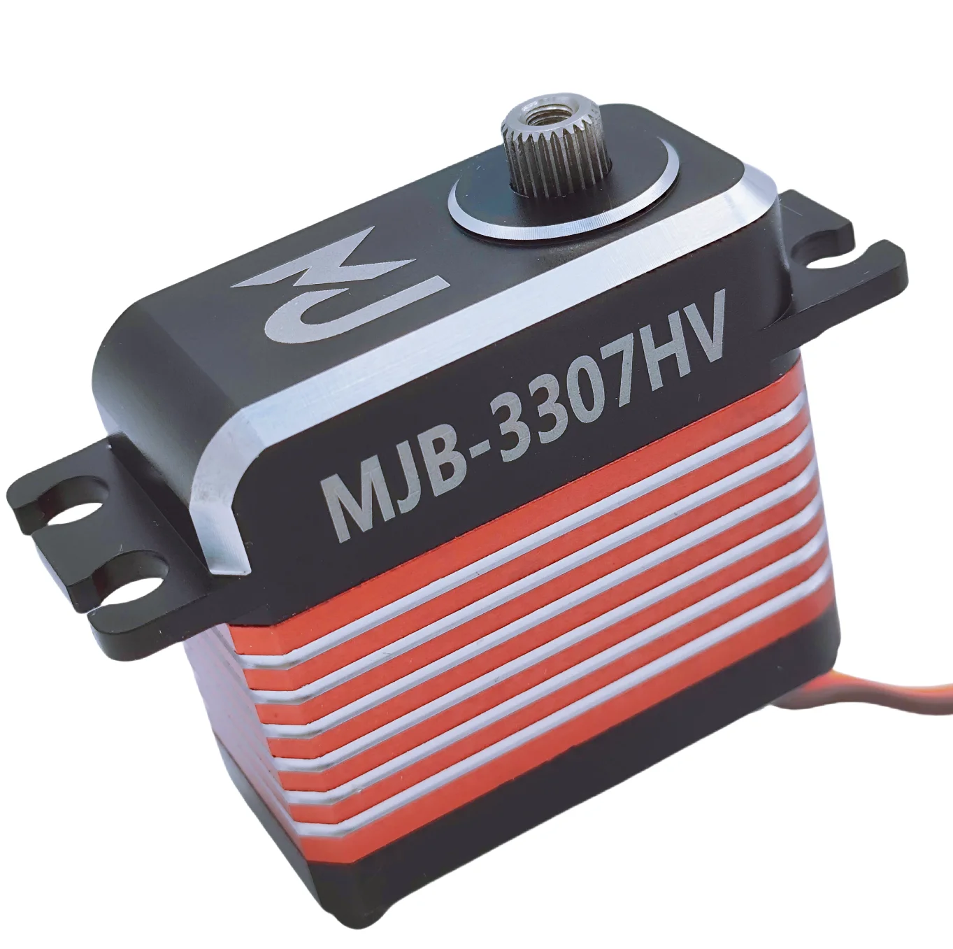 Diseño de salida de cable inferior Servo MJB-3307HV 8.4V 35kgf.cm 0.07sec/60 °   Servo digital sin escobillas para drones, automóviles y roborts RC