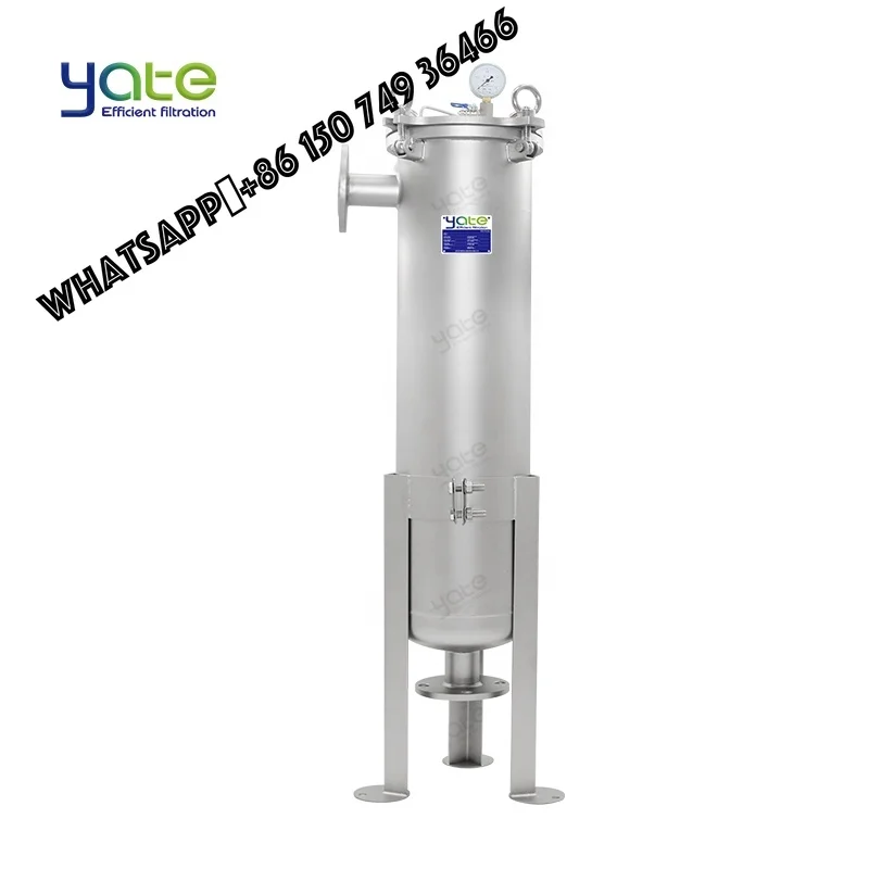 

High Efficiency Bag Filter Flow Rate Water Hydraulic Oil Polycarbonate Liquid Filter Housing