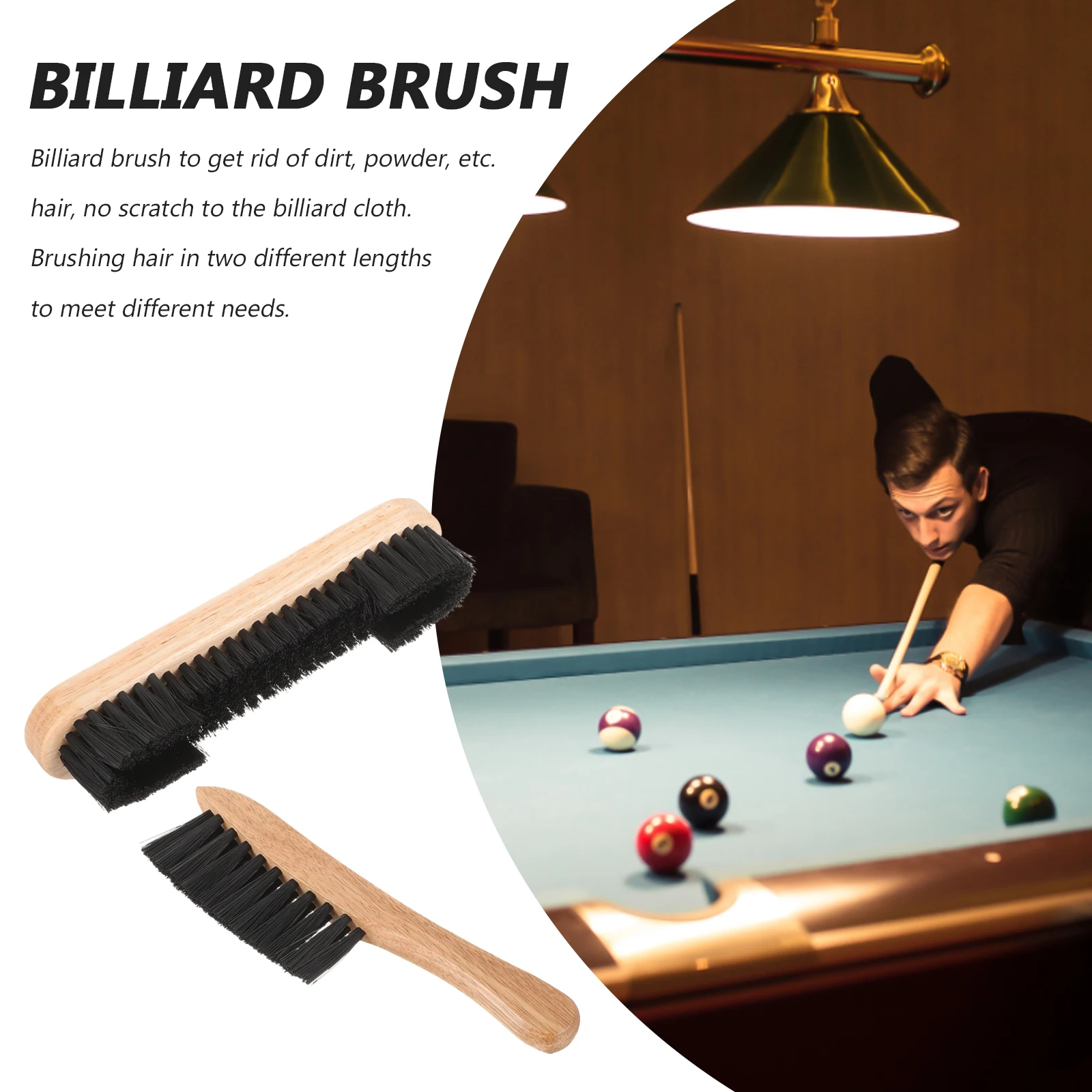

2pcs Brush Cleaner for Felt Billiard Pool Table Felt Cleaner Table Cleaning Tools Supplies Accessories Entertainment