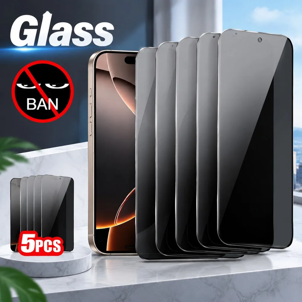 5PCS 5PCS Anti Spy Screen Protector For iPhone 18 17 16 15 Privacy Tempered Glass For iPhone 14 13 12 11 Anti-Scratch Anti-Shatter - Aliexpress Deal
