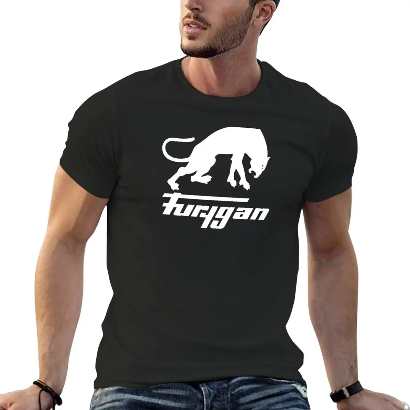 Новая модель Furygan Racing, рубашка, наклейка, наклейка, маска, футболка с графическим рисунком, винтажные футболки с аниме, мужская одежда