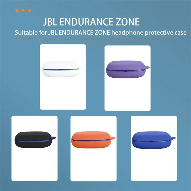 

For JBL ENDURANCE ZONE Case Silicone Protective Sleeve Skin Cover For JBL ENDURANCE ZONE Bluetooth Wireless Earphones Accessory