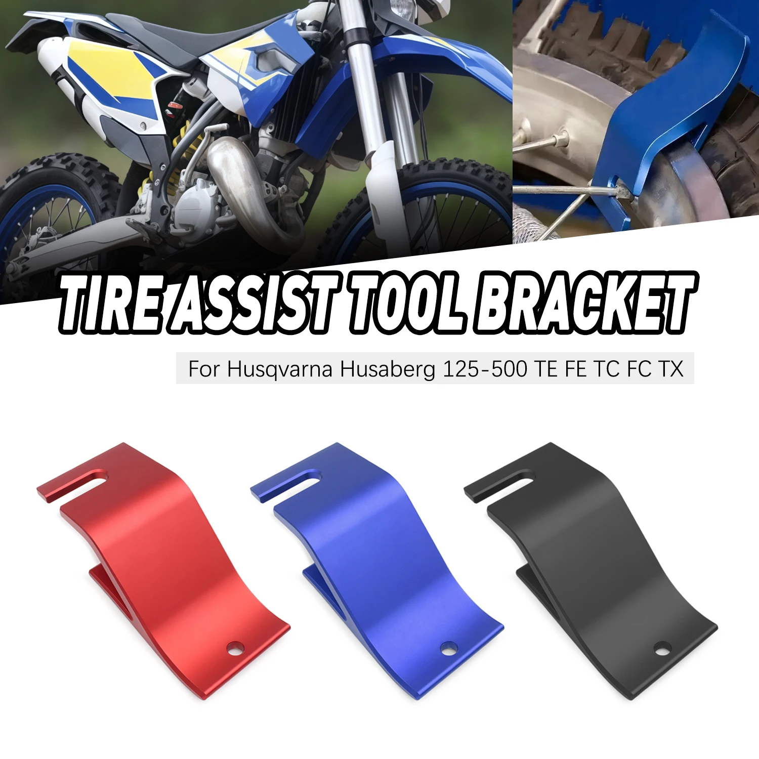 

Motorcycle Bead Buddy Tire Installation Assistance For HONDA Yamaha Suzuki EXC SX XC CRF YZ Pit Dirt Bike Tool Holder Hook