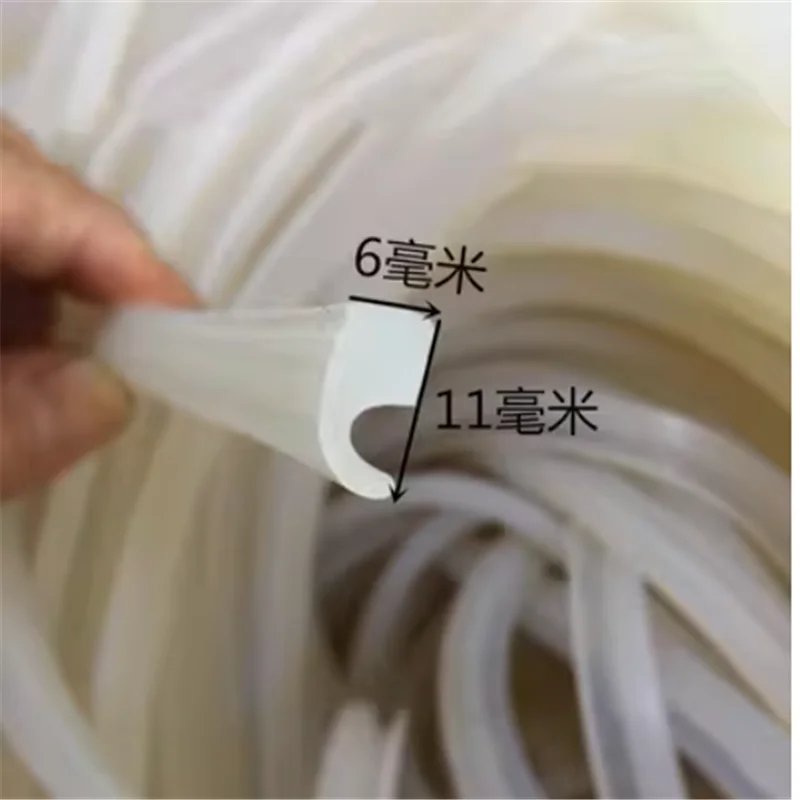 Máquina de Embalagem a Vácuo Tira Silicone Única Câmara Aferidor Superior Capa Silicone Vedação Tarja Vedação Anel Dz400 500 600
