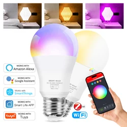 Zigbee 3.0 18W LED Light Bulb RGB+WW+CW E27 WiFi Tuya Smart Home LED Lamp Works With Smart Life Alexa Amazon Google Assistant