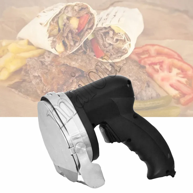 

Electric Kebab Slicer doner Knife Shawarma Cutter handheld roast meat cutting machine Gyro Knife 220V 110V two blades