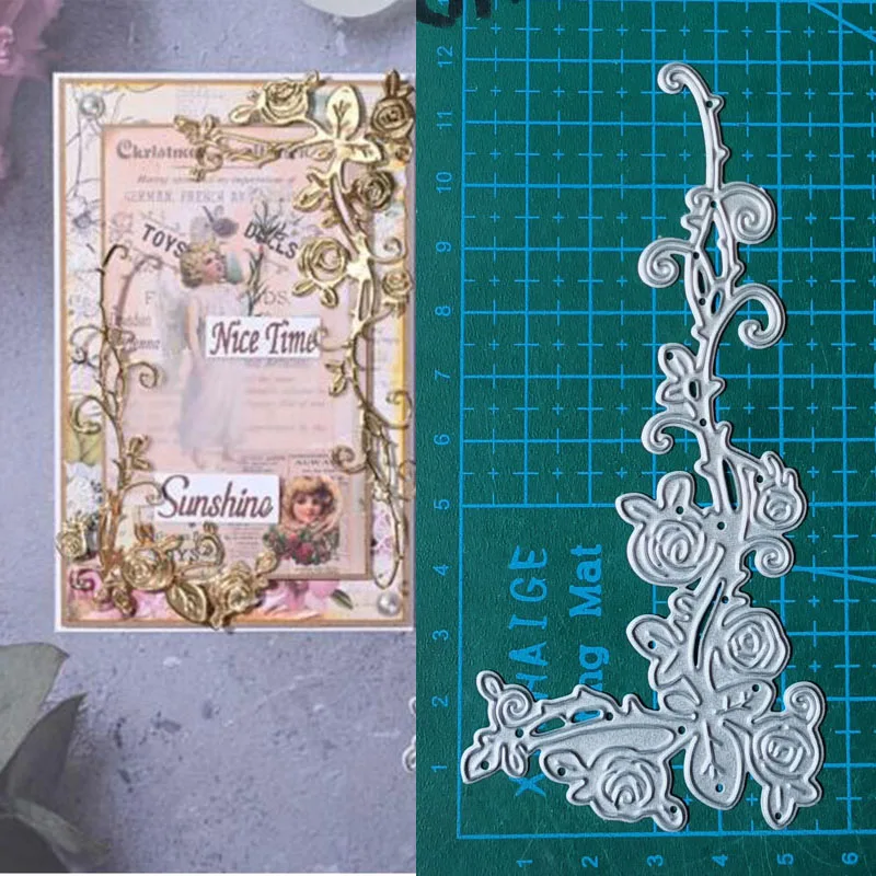 Flowers leaves metal cutting dies mold Scrapbooking decoration paper craft knife mould blade punch template Embossing stencils