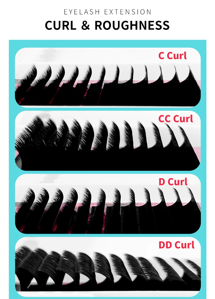 Abonnie M L Curl Auto Fanning Cashmere Wimpernverlängerungen Easy Fan Falsche Wimpern Mega-Volumen Wimpern-Tray – Detail 4