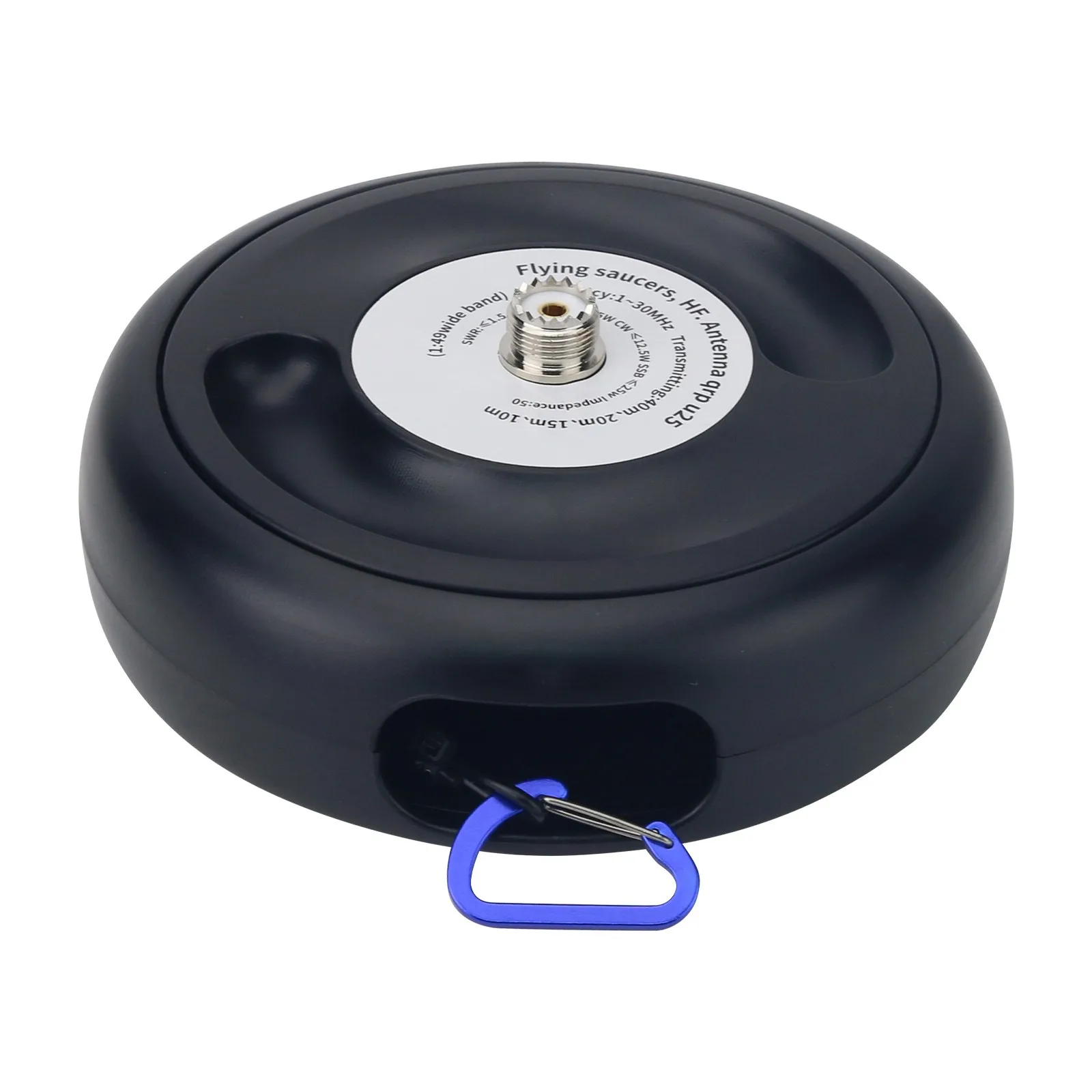 ANYSECU Flying Saucer HF Antenna U25 – 1-30MHz 25W QRP Shortwave Radio Antenna, Low-Power Portable for Amateur Radio