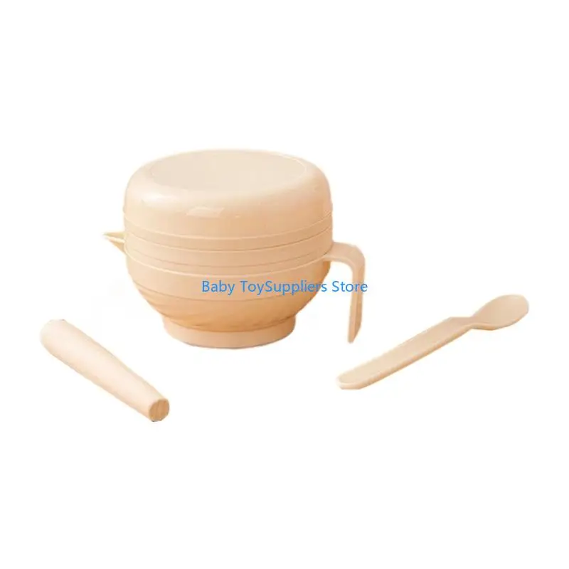

R1WF Infant Processor Bowl With Storage Lid Mini Feeding Tool For Home Kitchen