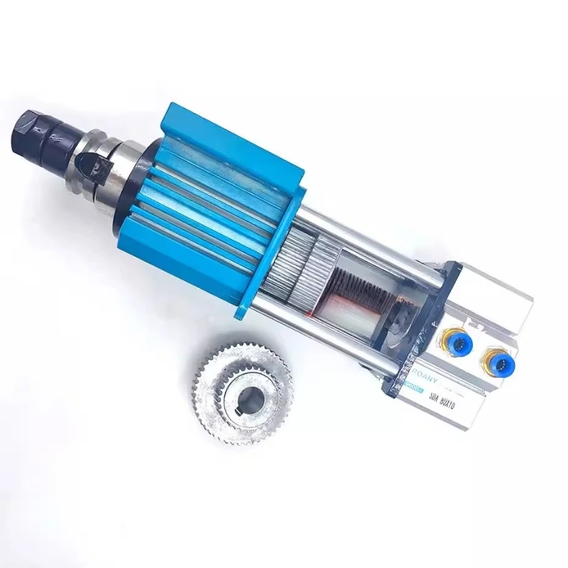 BT30 Unpowered Spindle Pneumatic Semi-automatic Tool Change Spindle Suitable For Engraving Drilling Metal Heavy Cutting