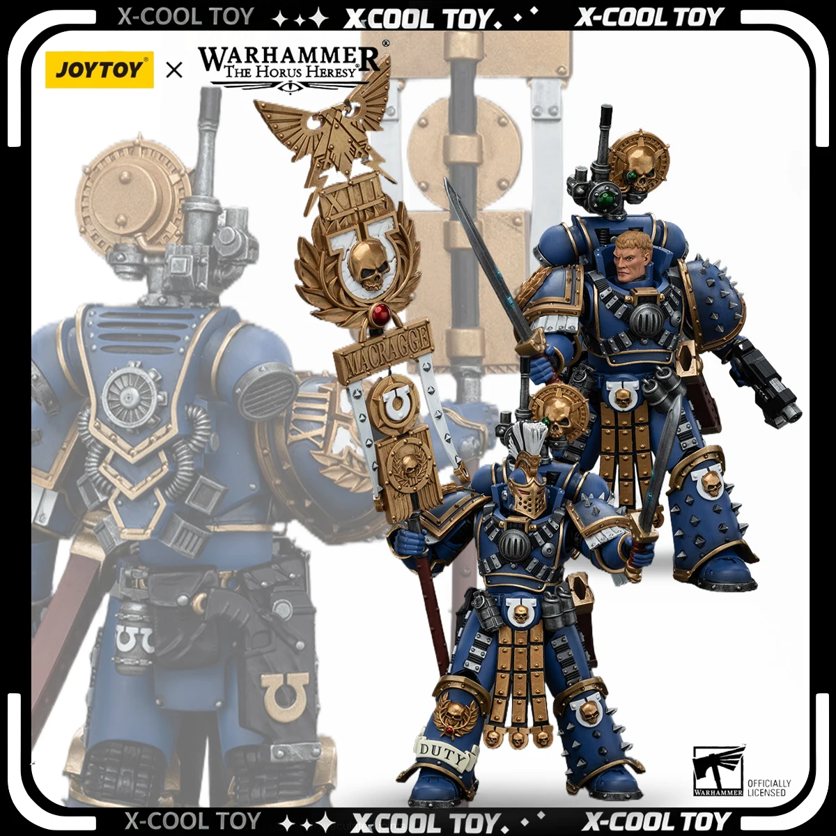 JOYTOY Warhammer 30K Action Figure 1/18 Ultramarines Remus Ventanus Anime Beeldje Met Gelede Gewrichten Model Collectie Speelgoed
