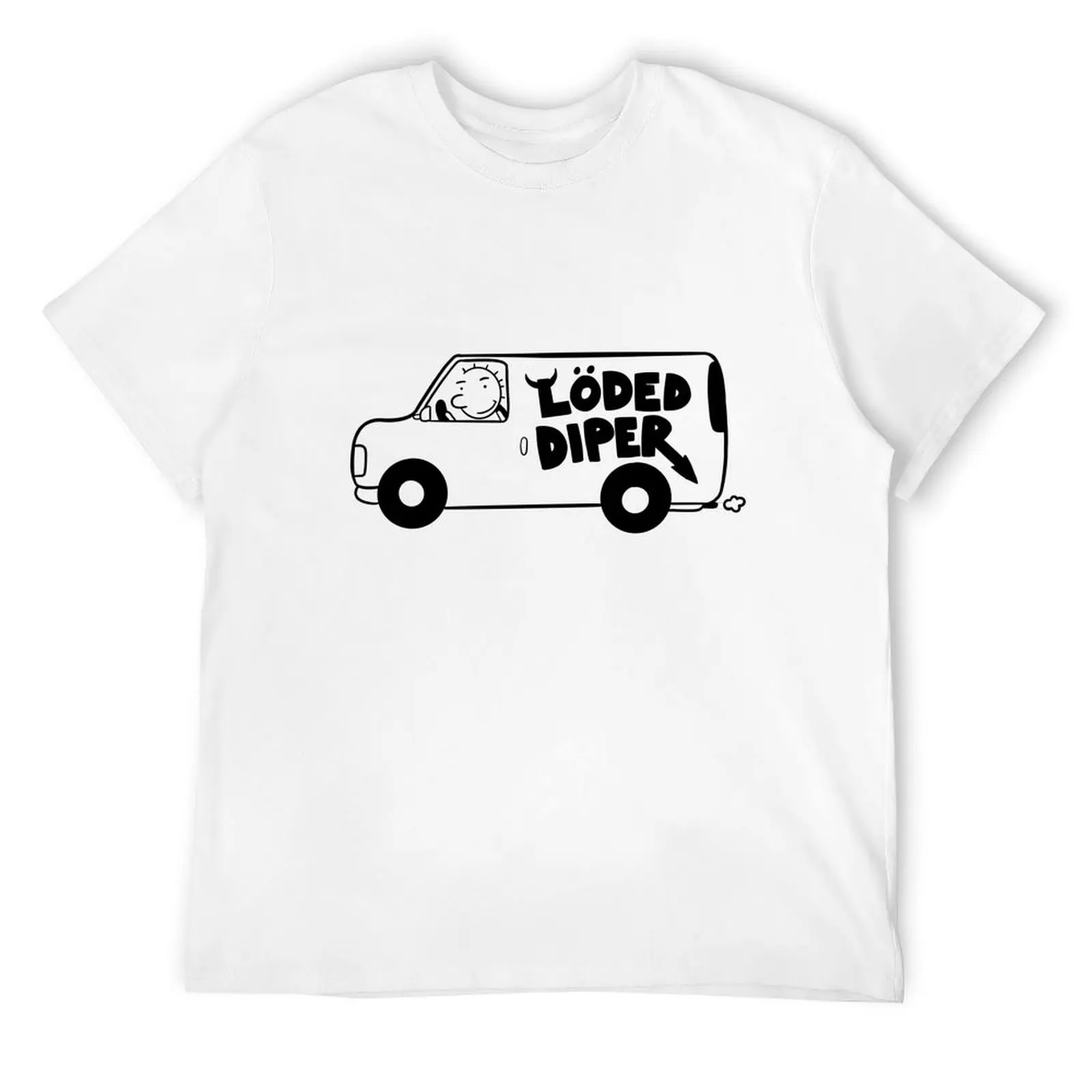 Loded diper van T-Shirt rapper graphic tees aesthetic clothes graphic t shirts funny costumes men graphic t shirts