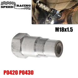 O2 Oxygen Sensor Connector Internal Thread M18x1.5 Bung Adapter P0420 P0430 For OFF ROAD