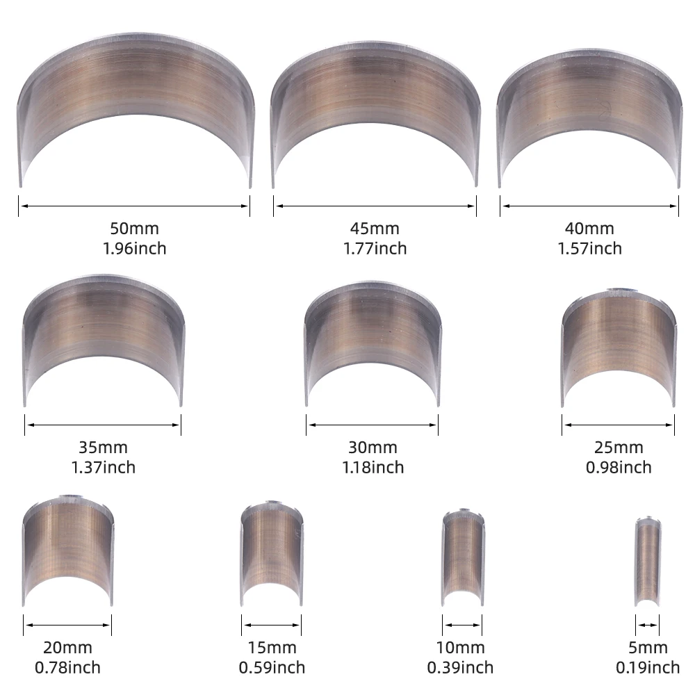 10st halve cirkel ponsmatrijs, riem staart puncher, lederen tas schouder staart ponsgereedschap, C-type gat snijden sterven hoofd mal