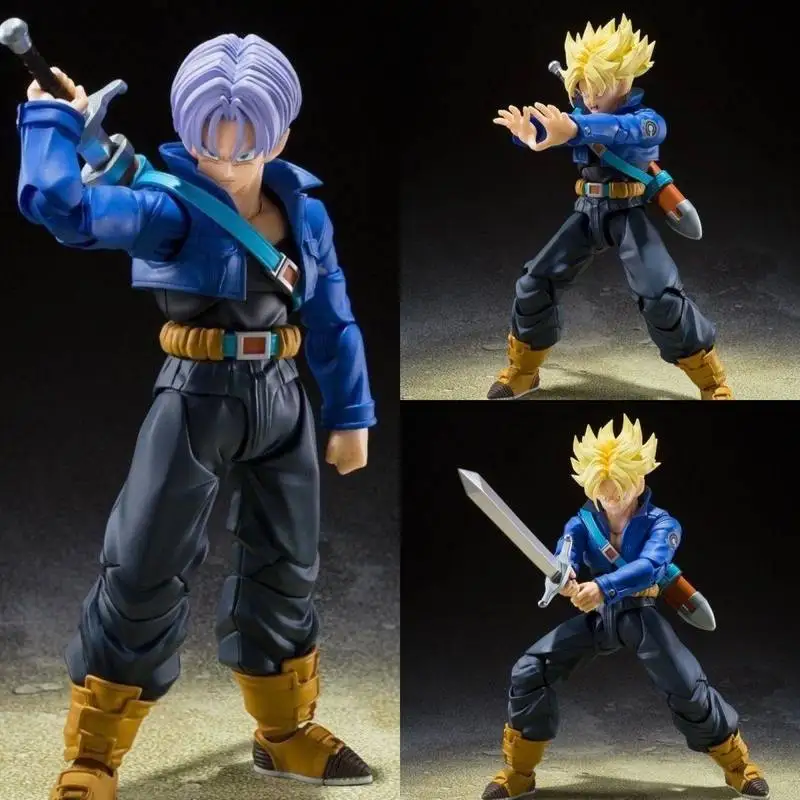 Dragon Ball Z Gohan Trunks Anime Figure Super Saiyan Torankusu Action Figurine Pvc Statue Model Desk Decor Collection Gift Toy view 2