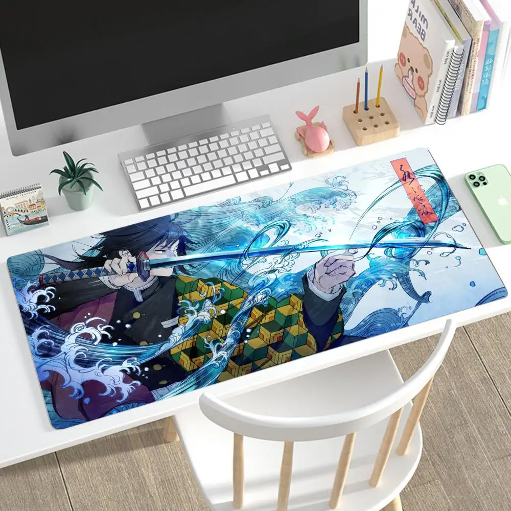 Japanese animation D-Demon Slayer-S  Mouse Pad Razers Rubber Mouse Pad Large Locking Edge Anti-Slip E-Sports Dirty-Resistant Off