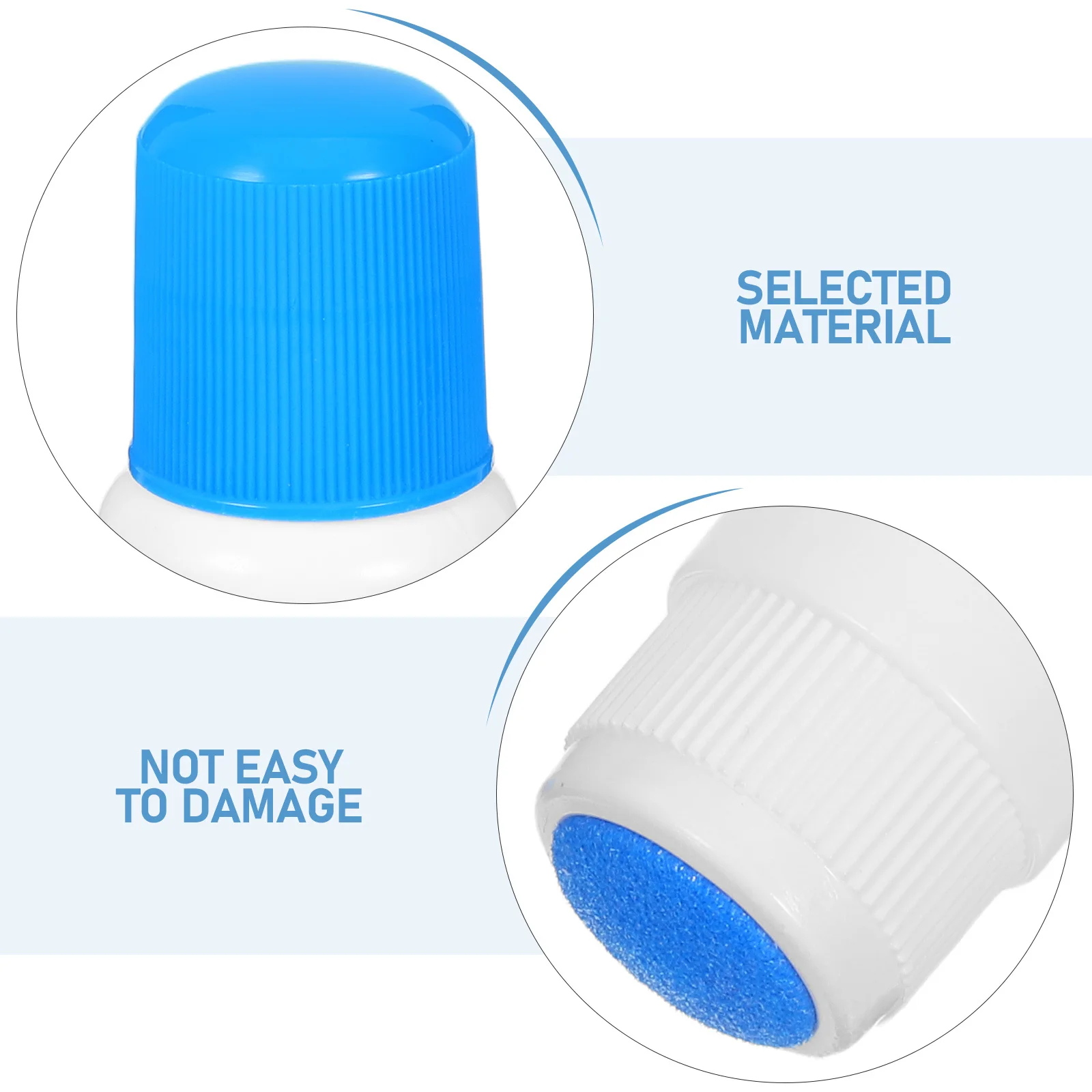 10Pcs Sponge Applicator Bottle 65Ml Refillable Leak Proof Design for Liquids Oils Perfume Hair Dye Laboratory Reagent Use