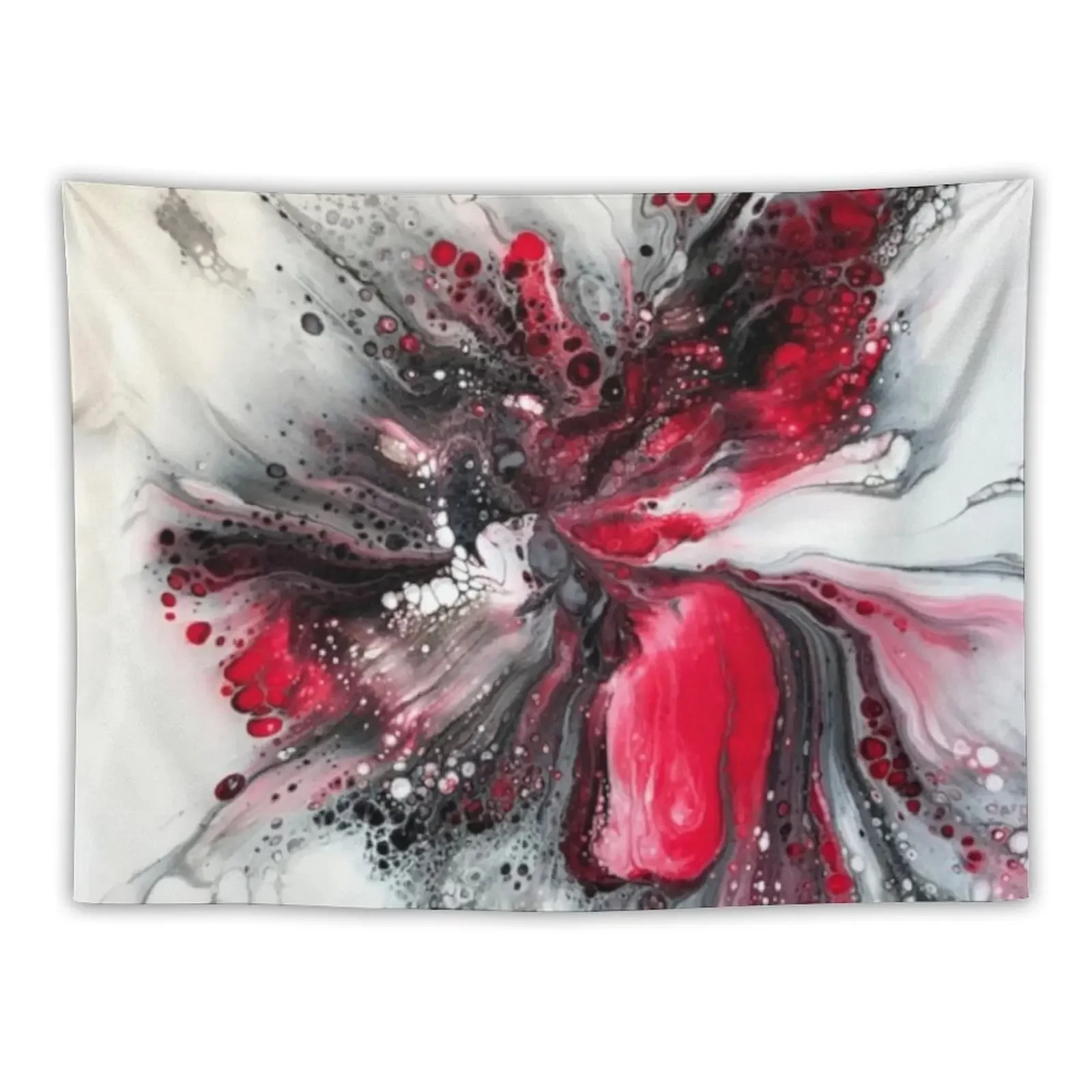 

Abstract CrimsonLily Tapestry Bedroom Decoration Home Decoration Carpet On The Wall Tapestry