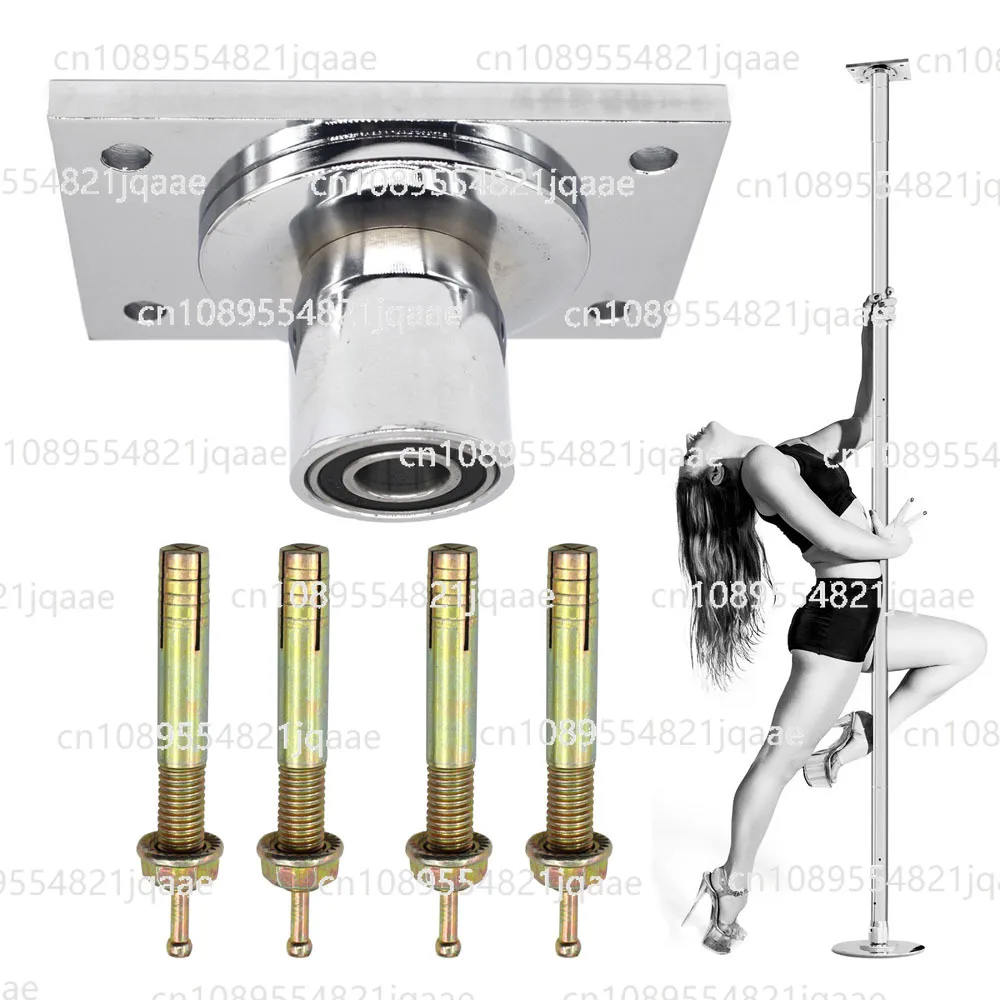 Pole for Pole Dance Punching Top Plate Rotating Fixed Household Portable Dancing Rod Roof Screw Fixed Square Plate