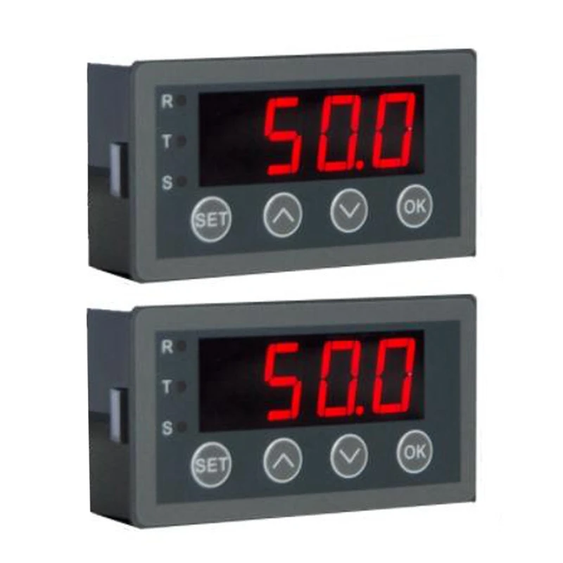 

Promotion! 2X Digital Display Meter 0-10V 0-20MA 2-10V 4-20MA Analog Input Display Table Digital Display Head With RS485 Version