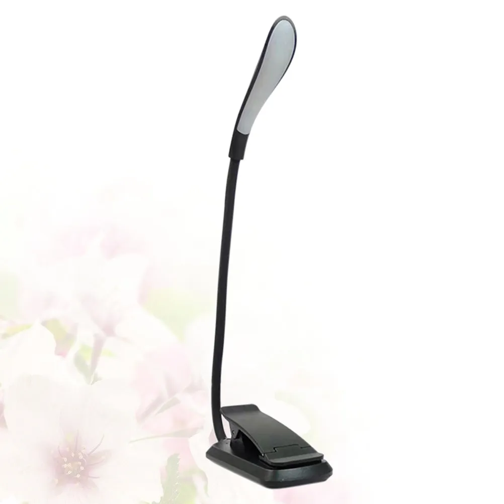Ultra Bright Portable LED Reading Lamp Clip on Book Shelf Desk Bunk Bed Kindle Notebook Digital Device USB Rechargeable Flexible