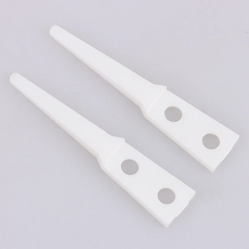 2pcs Anti-Static Ceramic Tweezers Straight/Little Curved/Big Curved Insulated Ceramic Tweezers Tips Industrial Ceramic Tweezers