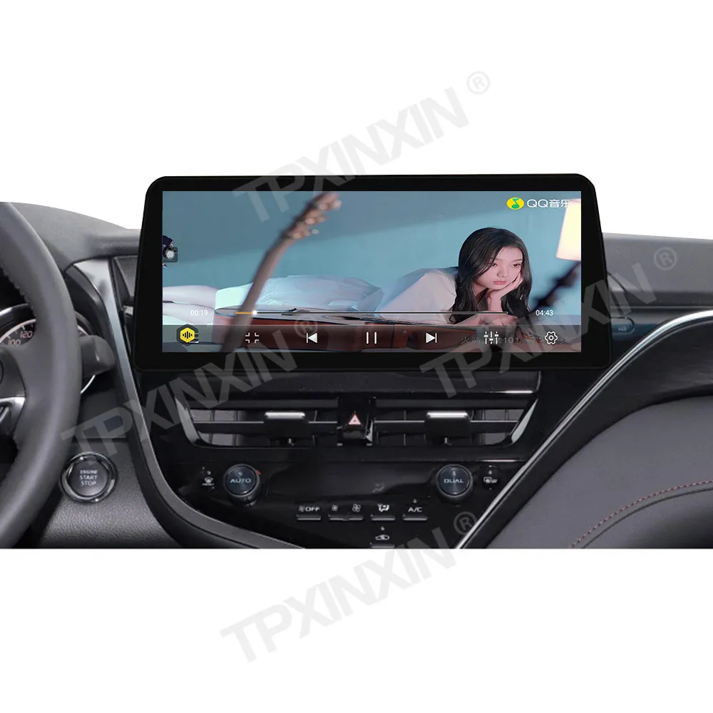 12.3 inch auto carplay Android 13.0 For Toyota Camry 2021+ car multimedia palyer GPS navigation radio touch screen head unit