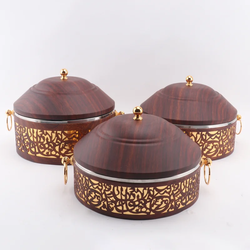Luxury cookware set food warmer set insulated  commercial  hot food display warmer