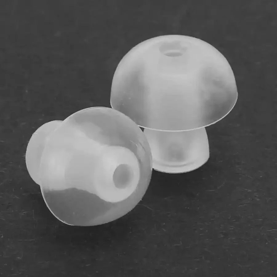 6PCS Ear caps Cushion For Earphone hearing aid In-Ear Eartips Silicone Earphone covers Tips Earbuds BTE Hearing aid accessories