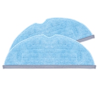 A47T 2Pcs Replacement Mops Rag Cloths for Roborock S7 Vacuum Cleaner Sweeper Accessories