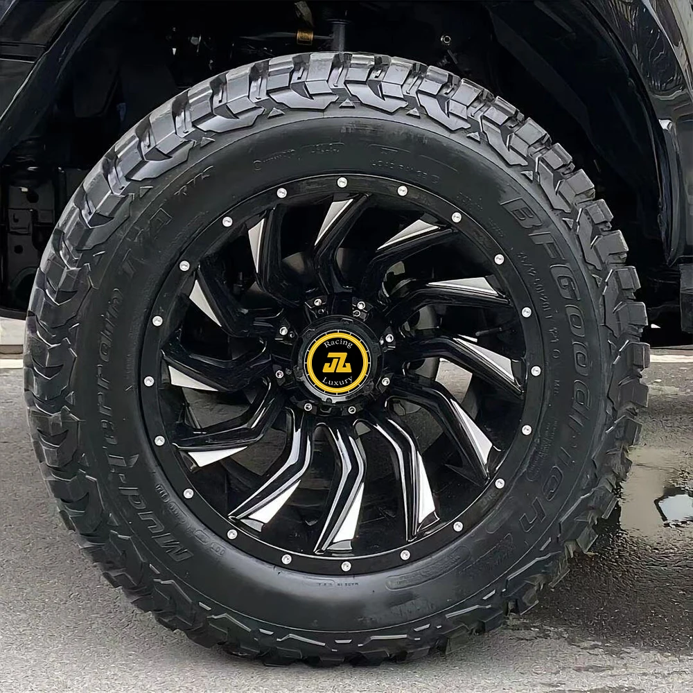 JZ custom 1 piece 17 26 inch concave design aluminum alloy forged wheels welcomed by Range Rover Defender  Ram