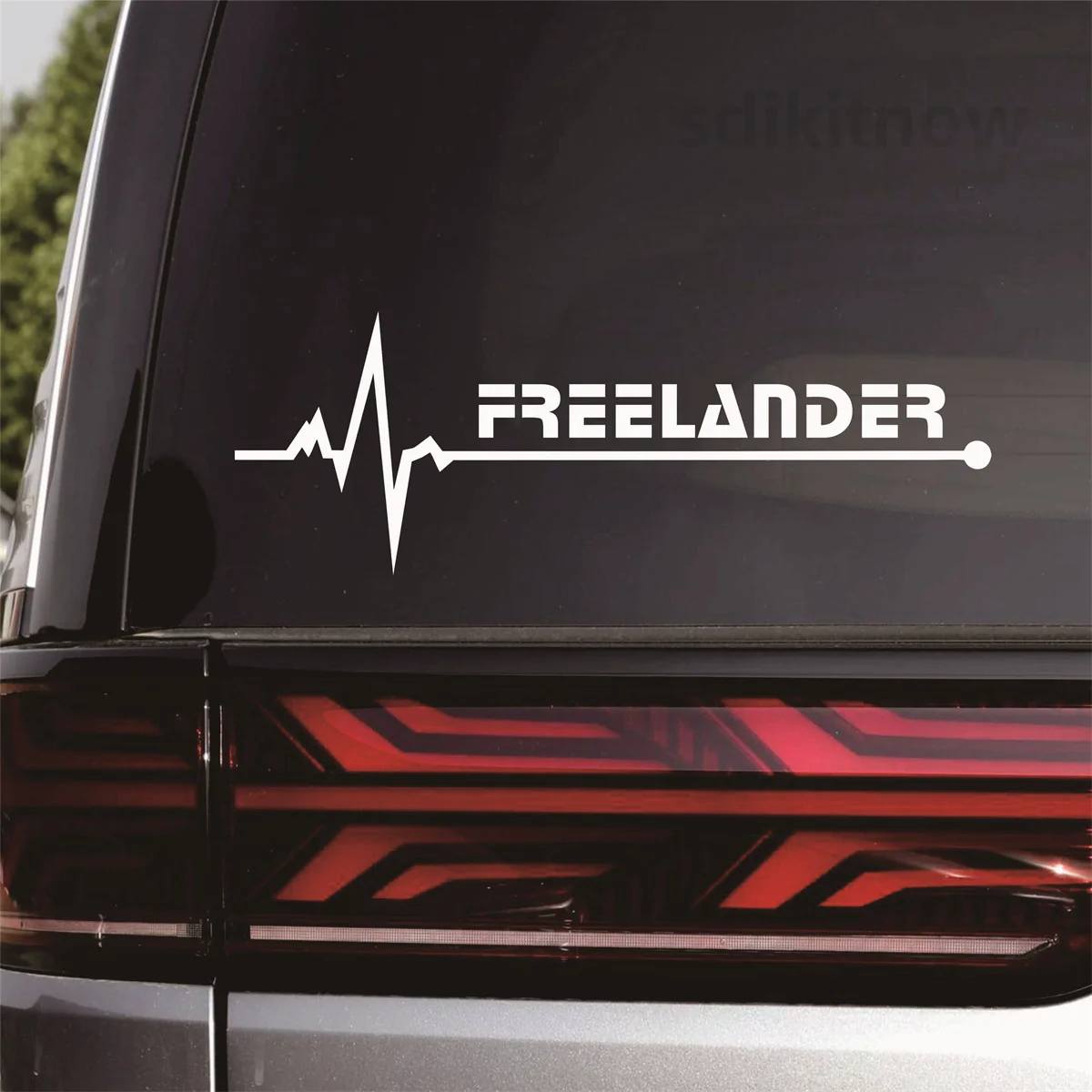 2 pz/lotto New Heart Car Decal Sticker Styling decorazione della porta della finestra per Land Rover Freelander 1 2 3 accessori 2023 2022 2021