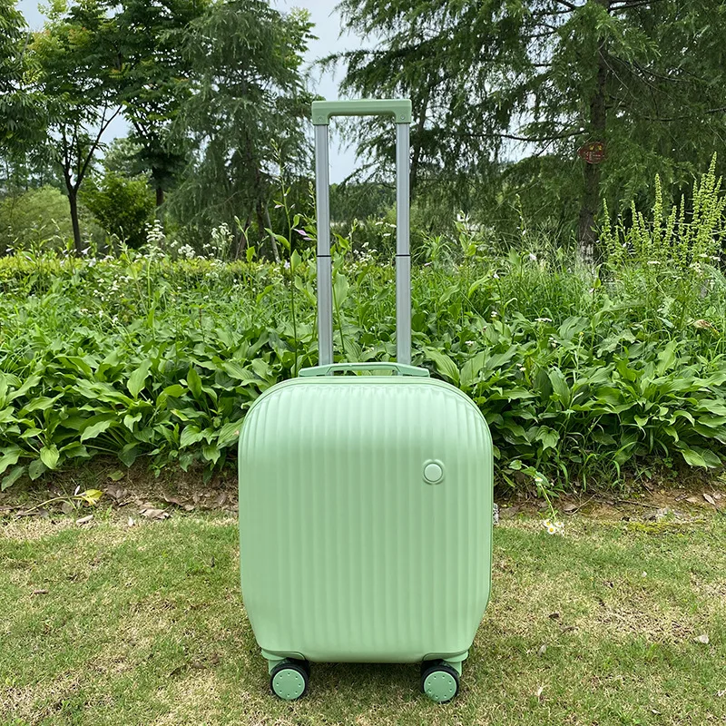 Wear-Resistant 18-Inch Internet Celebrity Luggage 2025 Travel Lightweight Swivel Wheels High-Value Small Boarding Trolley Case