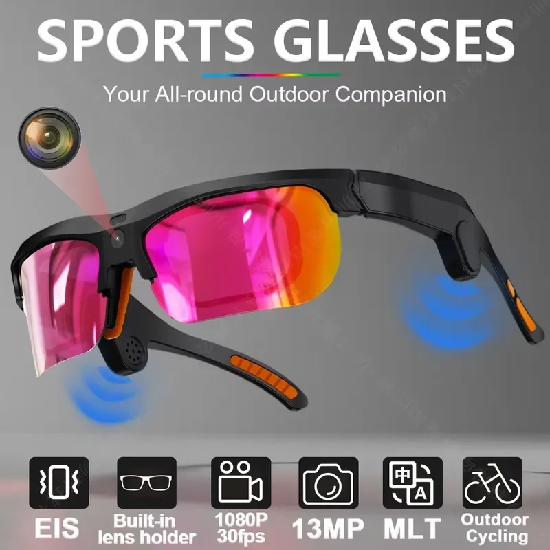 for S100 AI Smart Glasses with 13MP Camera and Wi-Fi for AI Translation Photography Video Recording 290mAh Battery