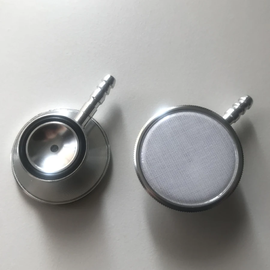 Double Sided Stethoscope Head Metal Auscultation Head Medical Body Cardiology Stethoscope Heart Examination Accessories Pendant