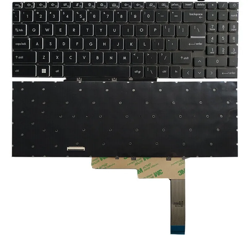 New For MSI Stealth GS77 12UG 12UGS 12UH 12UHS US keyboard Per-Key RGB backlit