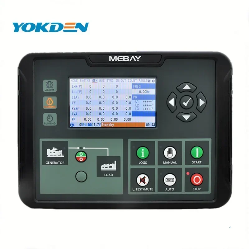 2026 Mebay Genset Synchronize Control Panel DC100D Synchronization Controller
